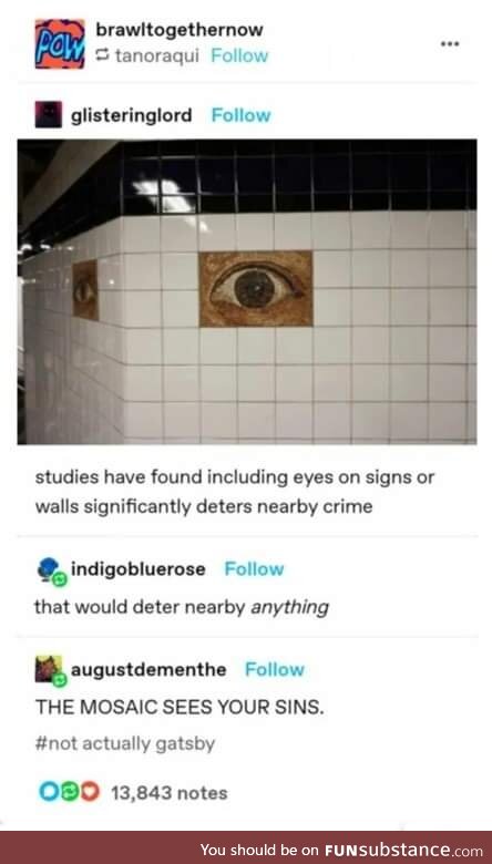 Eye'll be watching you