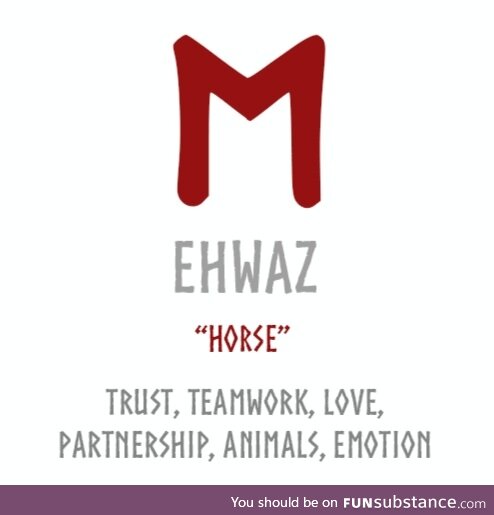 Rune Meaning - Ehwas