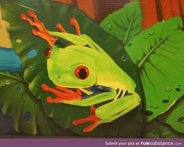 Froggo Fun R #87 - Frograffiti on the Subway