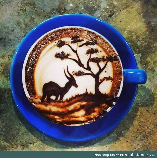 Coffee Art #23 - Savannah
