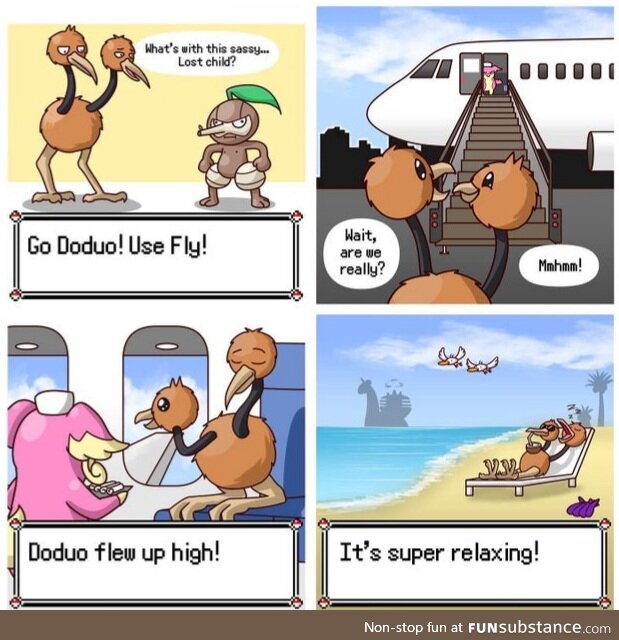 So That's How Wingless Pokémon Use Fly