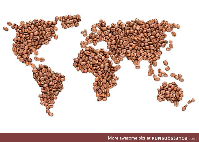 Coffee Art #45 - The World