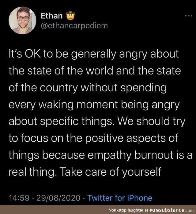 Don't Burn Your Empathy at Both Ends