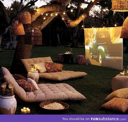 The perfect place for movie nights