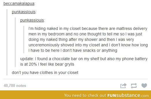 Closets, now with clothes