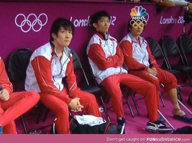 Best part of the olympics: Free glasses