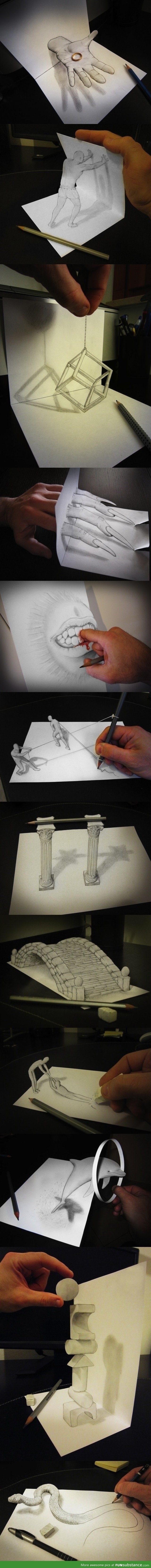 Awesome 3D Drawings