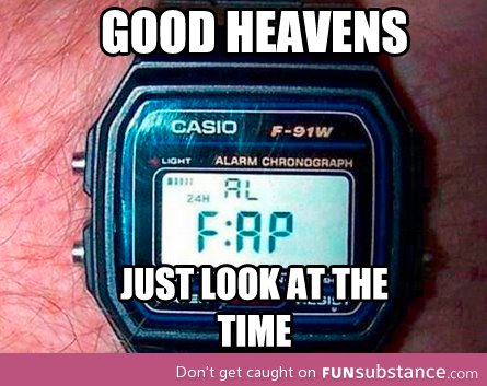 Just look at the time