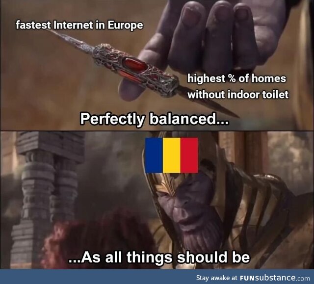 They have internet in romania?