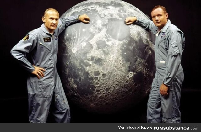 Neil Armstrong and Buzz Aldrin disappointed by the Moon's size when they land,