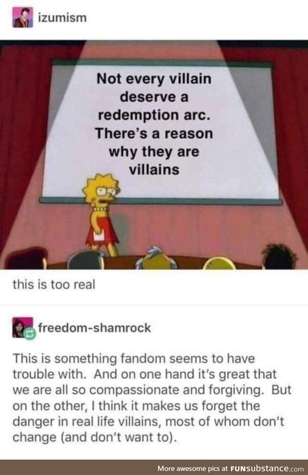 Thoughts on villains