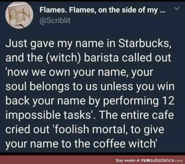 Never give a witch your true name