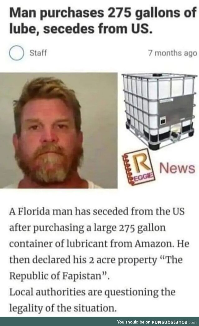 Florida Man strikes again!