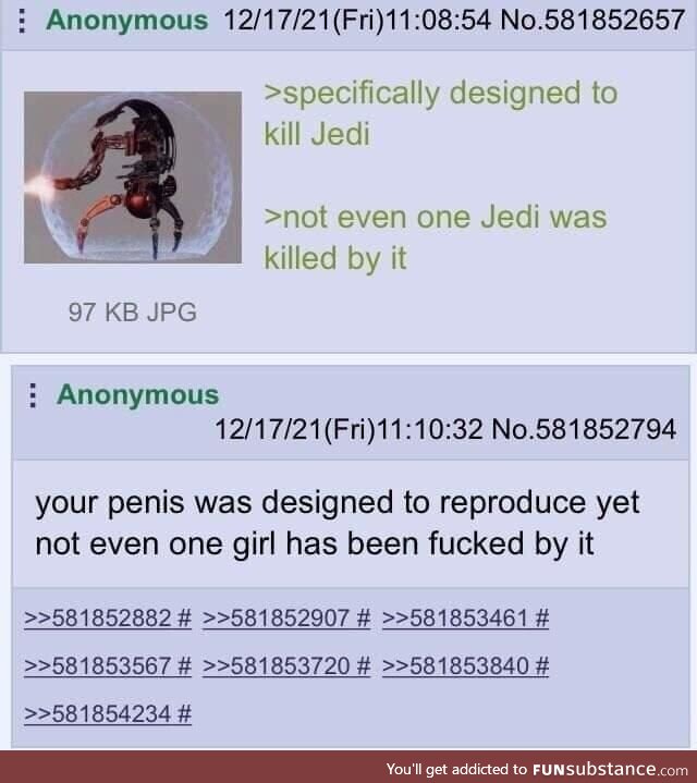 Anon gets blasted