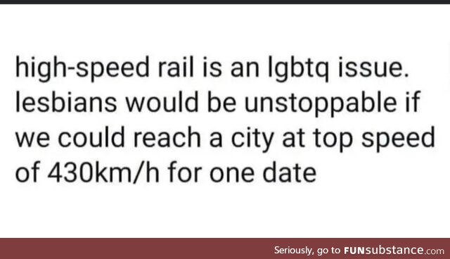 The real reason high speed rail isn't being built