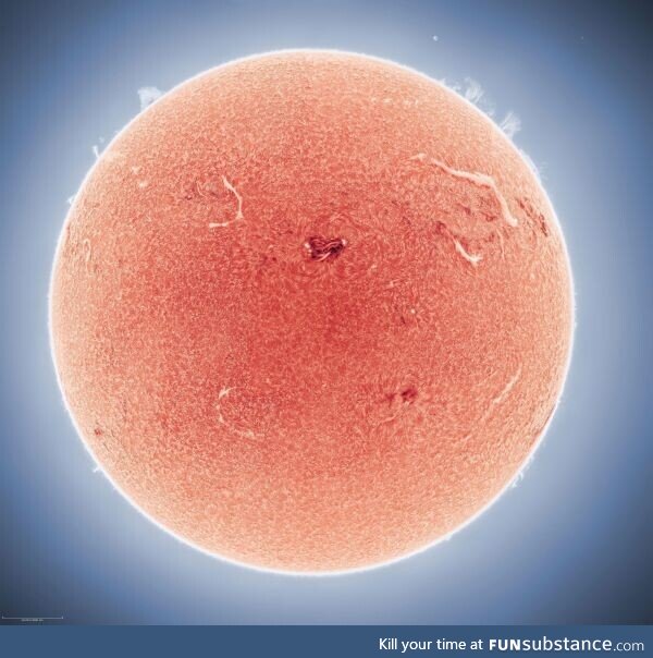 Stunning super detailed photo of our sun