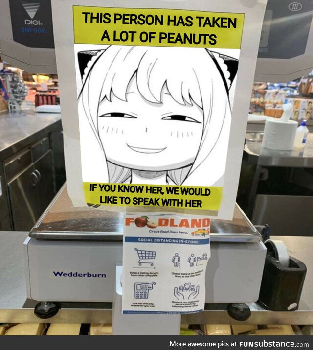 No peanuts?