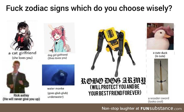 You can only pick one