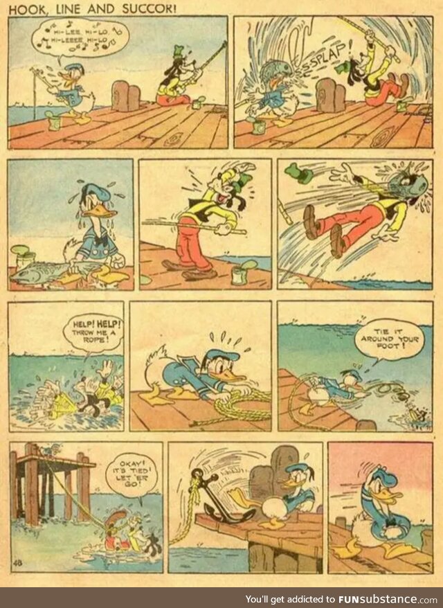 Throwback to when Donald killed Goofy