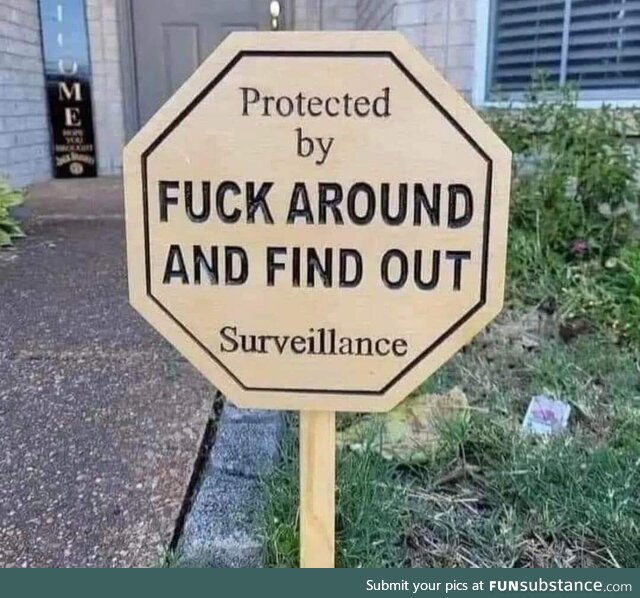 Neighbor got a new security system