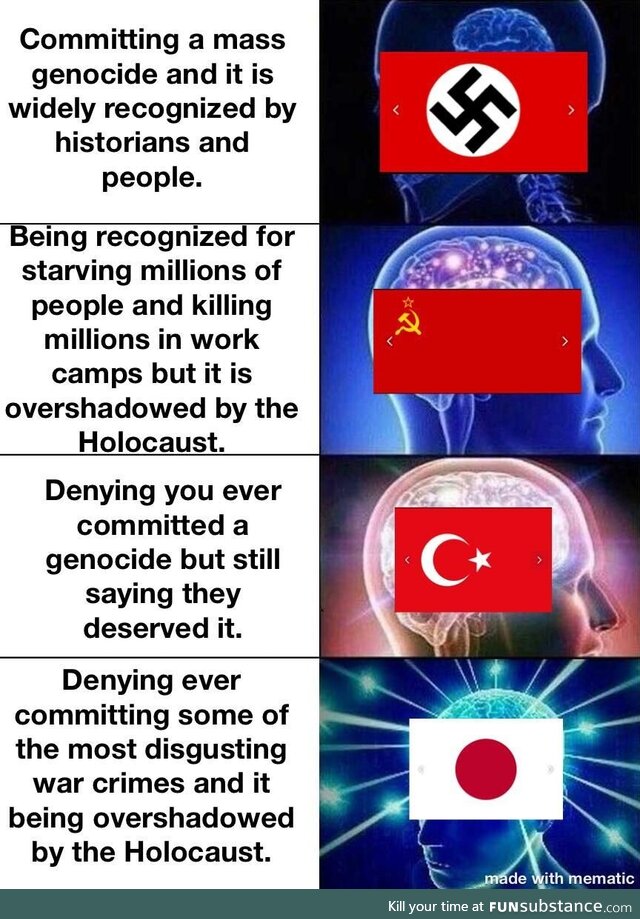 They also created anime to make people forget about the war crimes