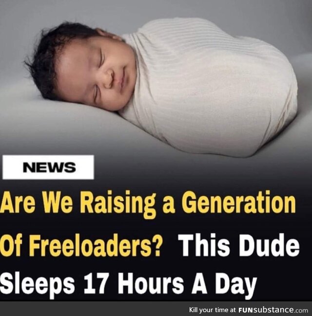 This baby has got a soft life
