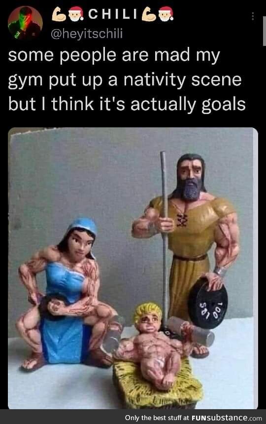 Get holy and get swoly