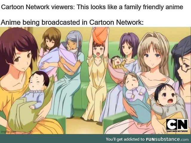 It's a anime about raising babies, what could go wrong