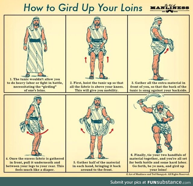 How to gird up your loins