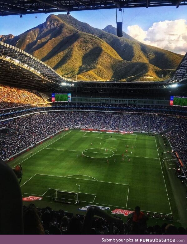 Awe inspiring stadium in mexico