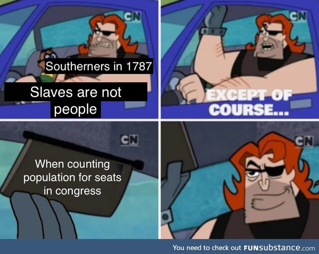 The 3/5ths compromise was so hypocritical