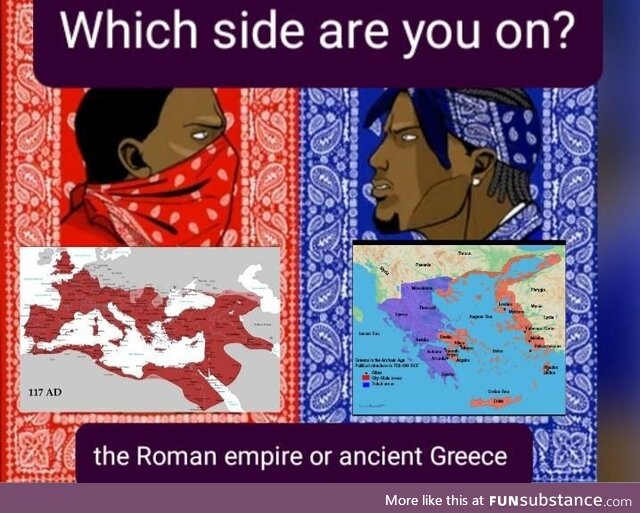 Are on on team Rome or team Greece?