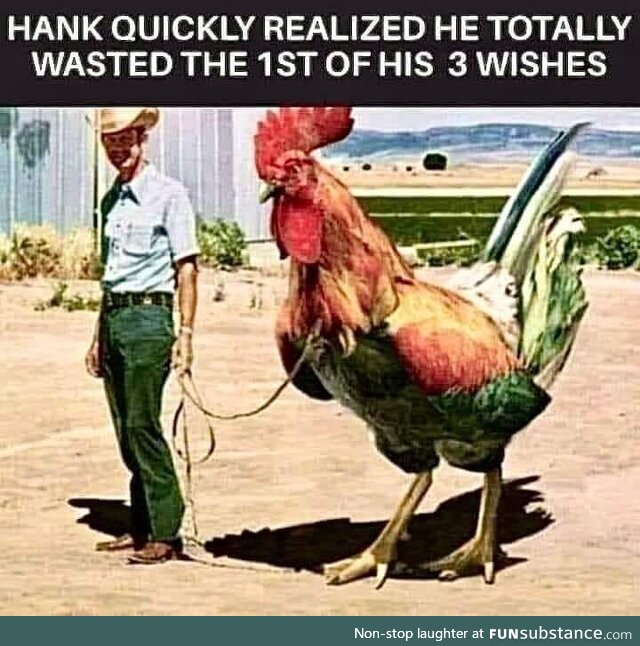 Try again Hank