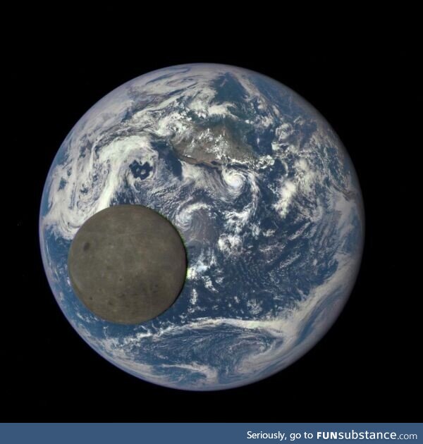 Camera 1 Million Miles Away on NASA's DISCOVR Spacecraft Captures the Moon Crossing the