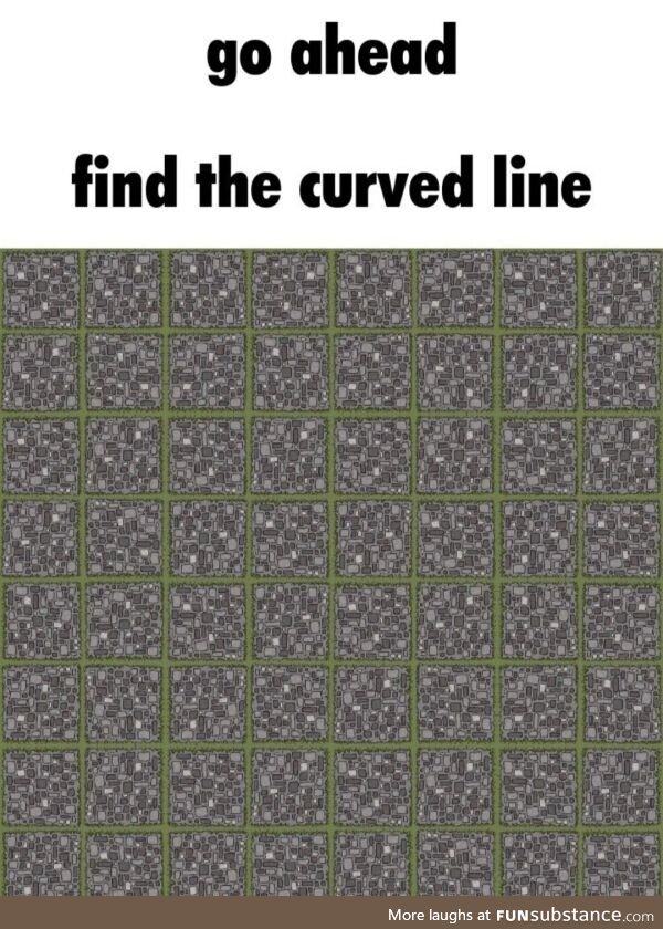 Find the curved line