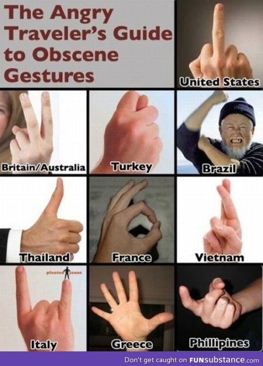 Guide To Obscene Gestures