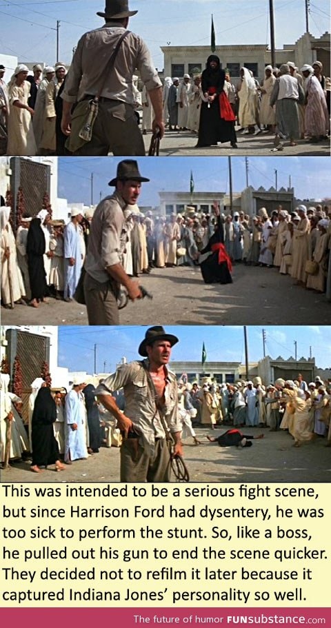 Indiana Jones does what he wants
