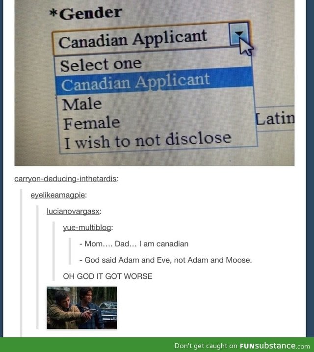 Canadian applicant