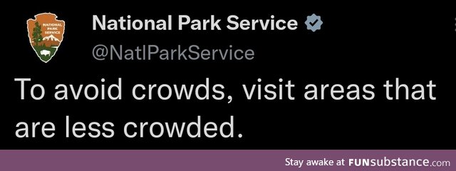 Thanks NPS, very cool