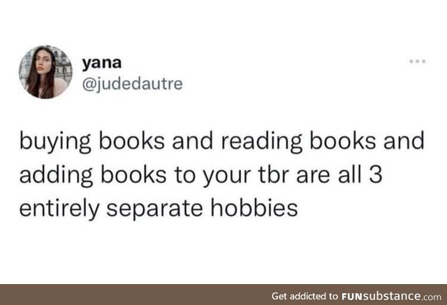 Three separate hobbies