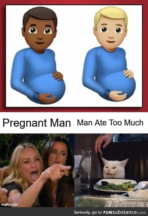 Pregnant meme emoji