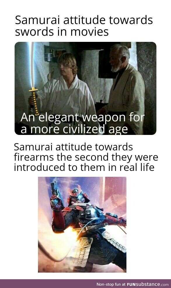 Samurai are cool regardless