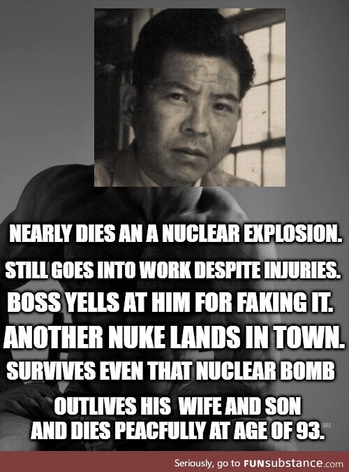 Tsutomu Yamaguchi the man who survived both Nagasaki and Hiroshima atomic bombings