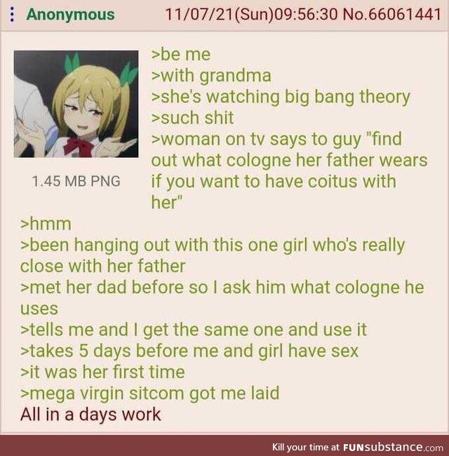 Anon does the big bang