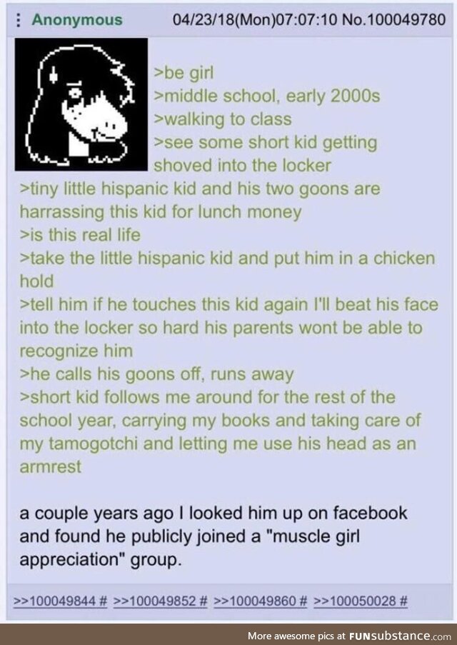 Anon forging a kid