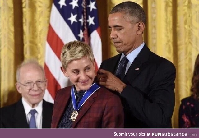 Eminem being honored by Obama for his diss against Trump