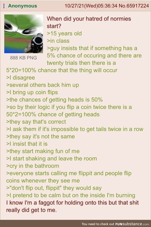 Anon is a sensitive feggot