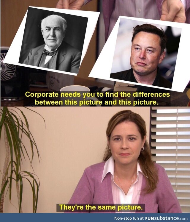 Elon Musk is the 21st century Thomas Edison