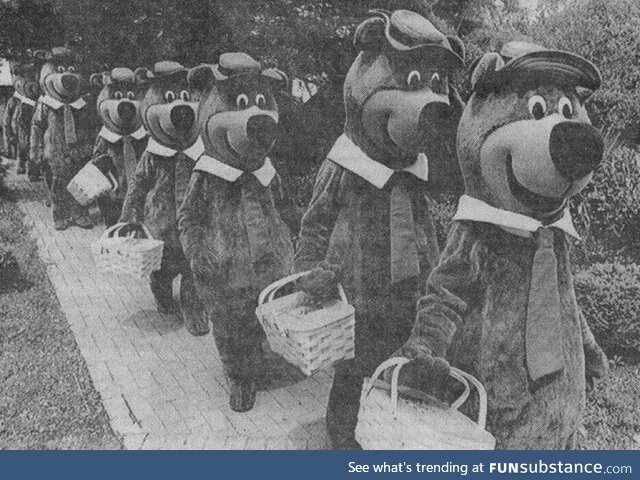 The Yogis being marched to the gas chambers. Circa 1942
