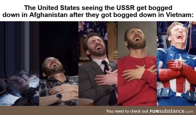 It took them a while, but after the debacle in Vietnam, the US learned to laugh again